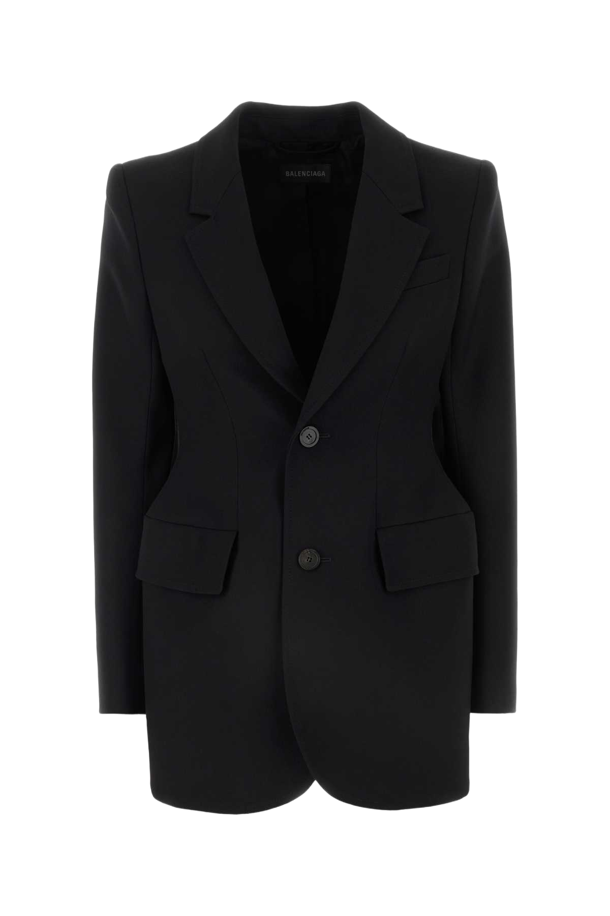 Black Wool Blazer T Giacche E Gilet