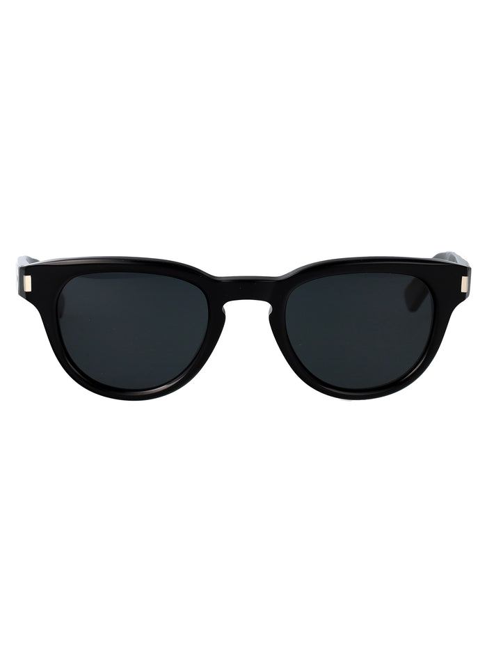 Sl 876 Black-black-black Acetate Sunglasses