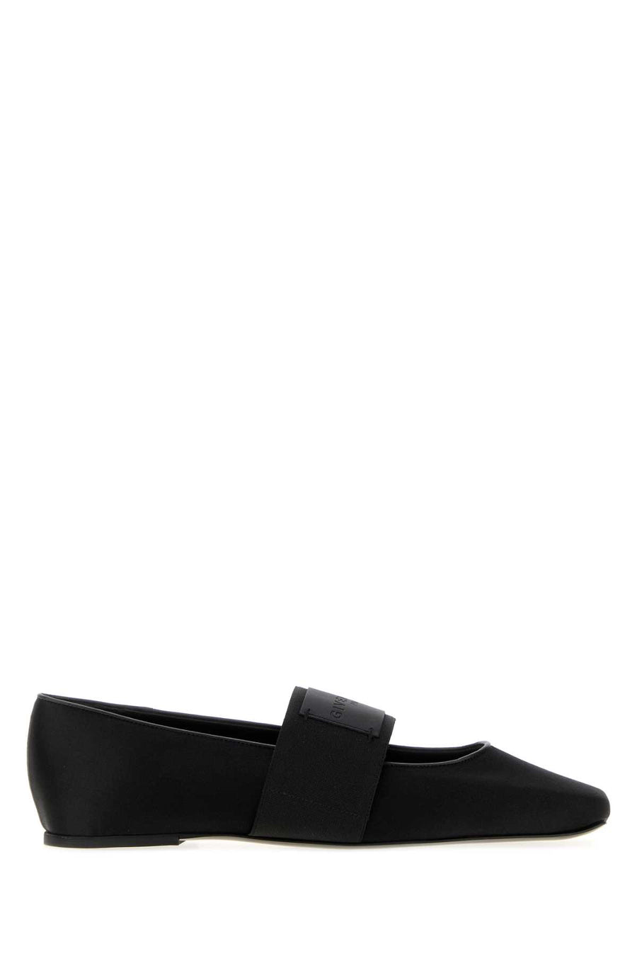 Givenchy Square Exterior: 72% Viscose 28% Silk; Interior: 100% Leather; Sole: Leather ballerina in black