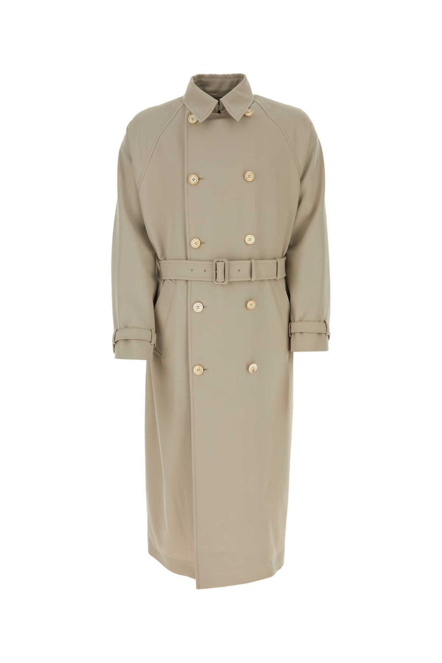 Prada Exterior: 100% Virgin Wool; Lining: 100% Viscose trench coat in beige