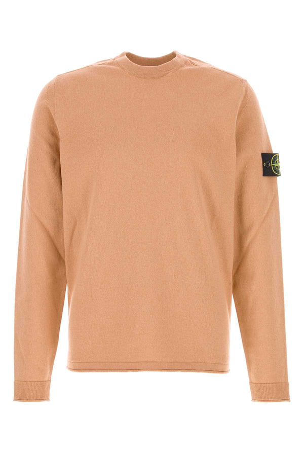 Stone Island 78% Cotton sweater in orange