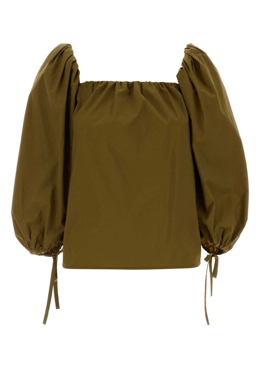Saint Laurent 70% Nylon blouse in green