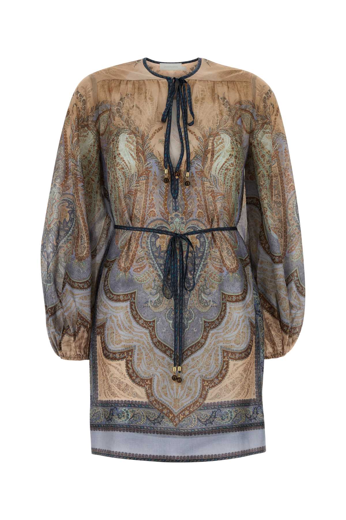 Tapestrybluemulti Silk Abiti