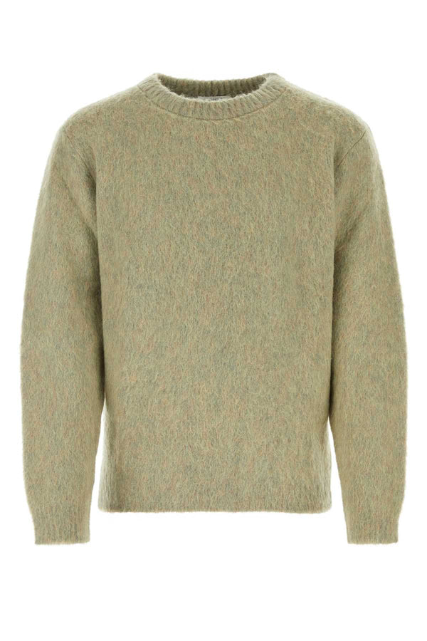 Lemaire 32% Mohair 19% Nylon 16% Viscose 16% Acrylic 16% Wool 1% Elastane sweater in green