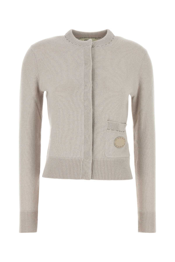 Fendi 100% Cashmere cardigan in gray