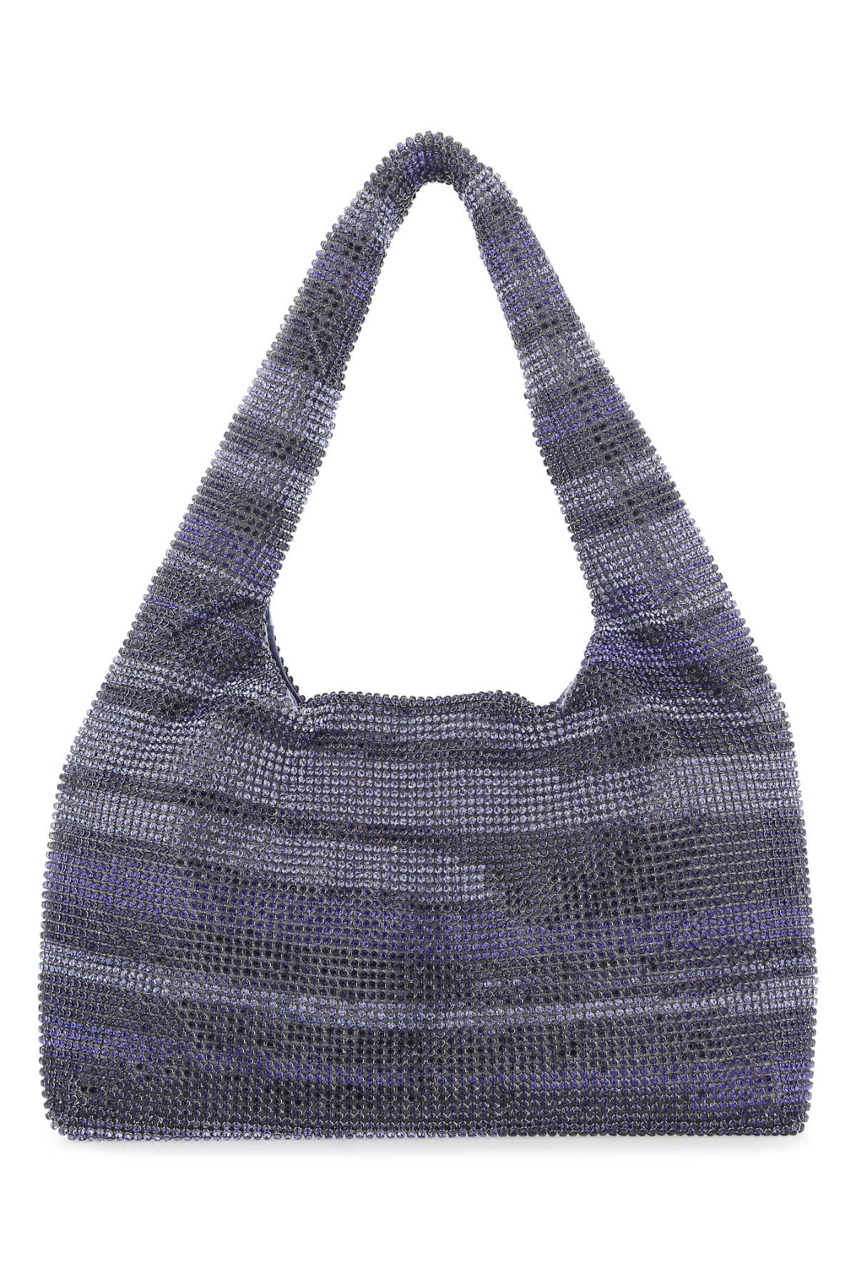 Multicolor Rhinestones Mini Handbag Purplestreak Borse A Mano