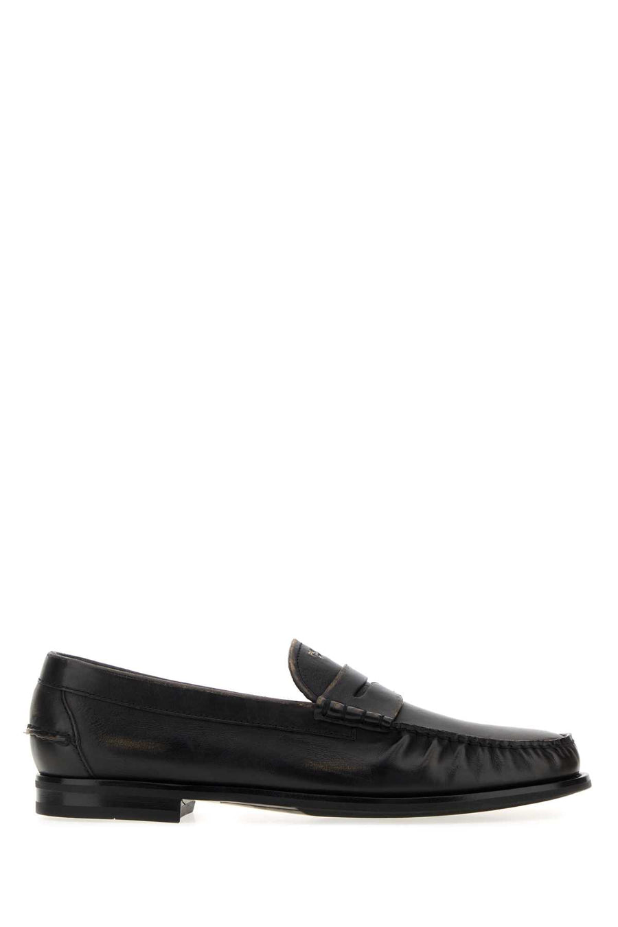 Prada Exterior: 100% Calf loafer in black