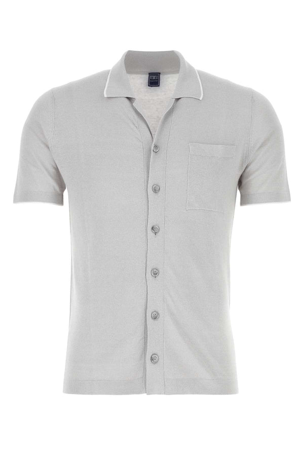Fedeli 70% Linen shirt in beige