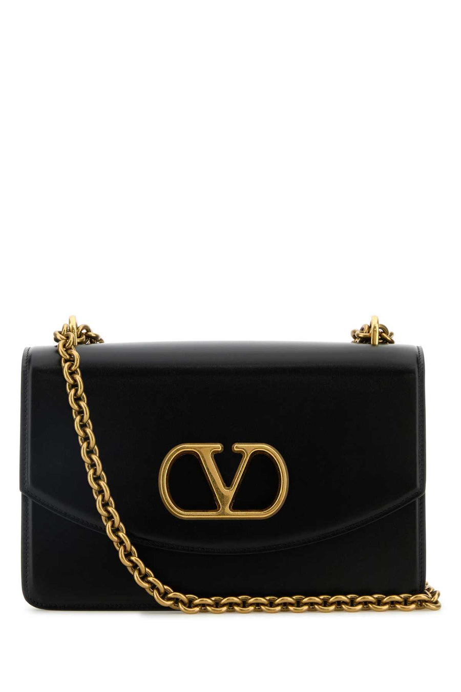 Valentino Garavani Calf leather shoulder bag in black