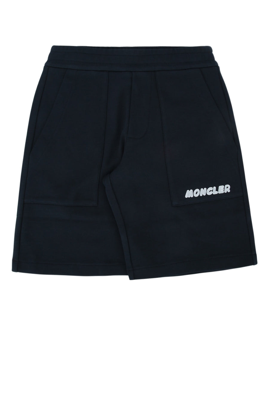 Moncler Jr Bottoms Sweat fabric shorts in black