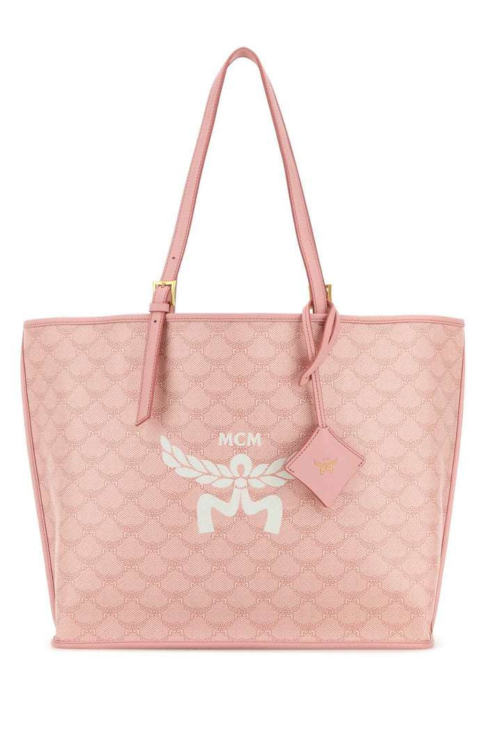Printed Canvas Himmel Shopping Bag Silverpink Borse A Mano