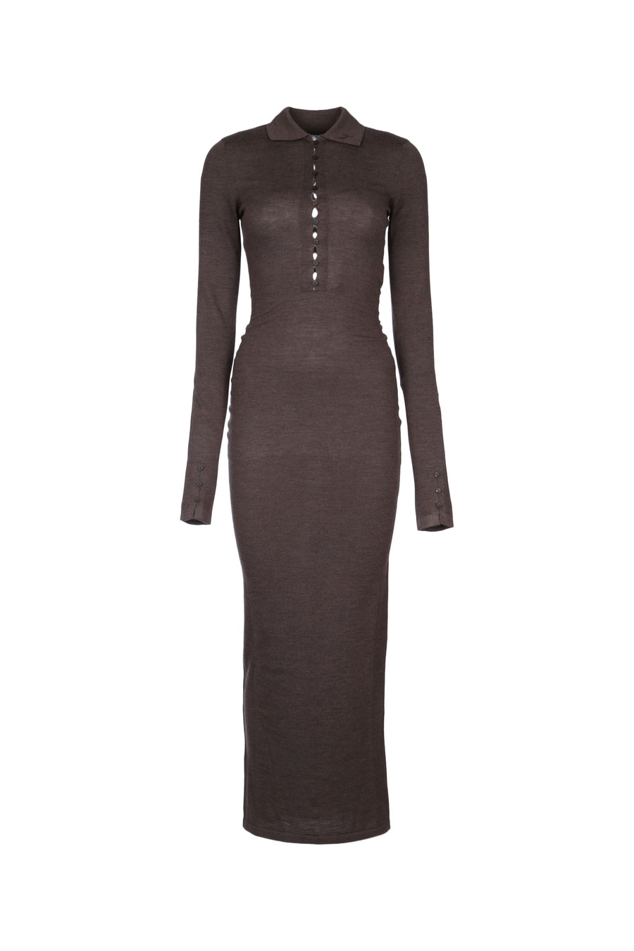 Jacquemus Trench Wool trench coat in brown