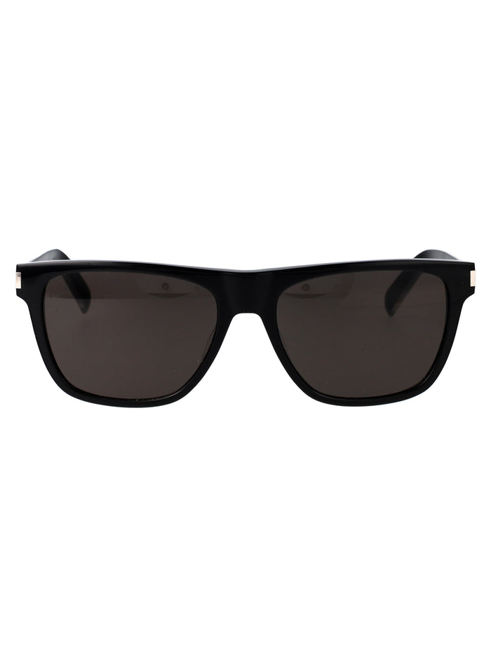 Sl 619 001 Black Crystal Acetate Sunglasses