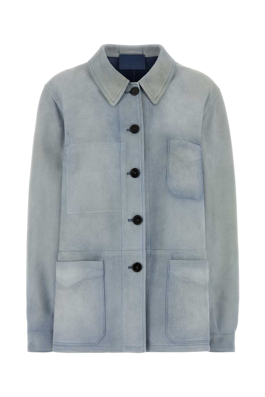 Prada Pelle Exterior: 100% Lamb jacket in blue