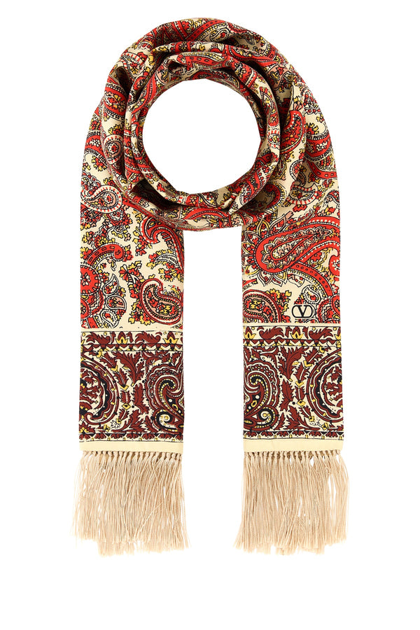 Valentino Garavani Silk 100% scarf in multicolor