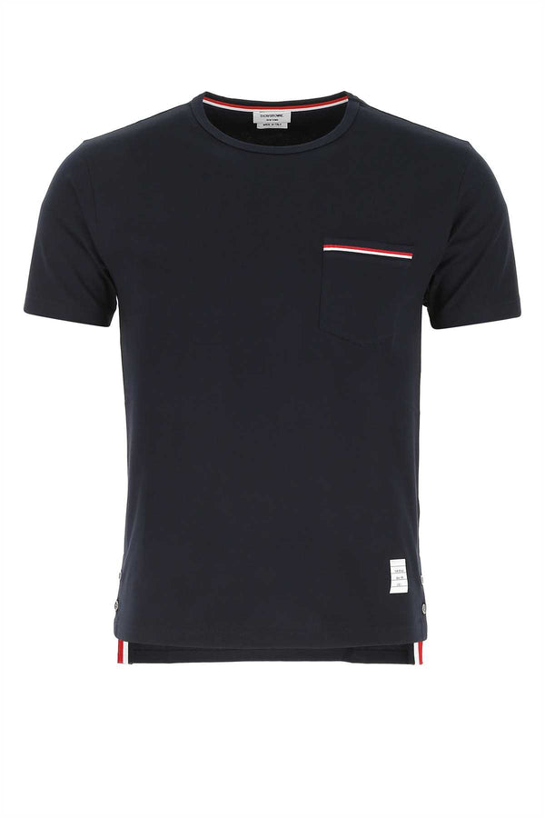 Thom Browne 100% Cotton t-shirt in navy