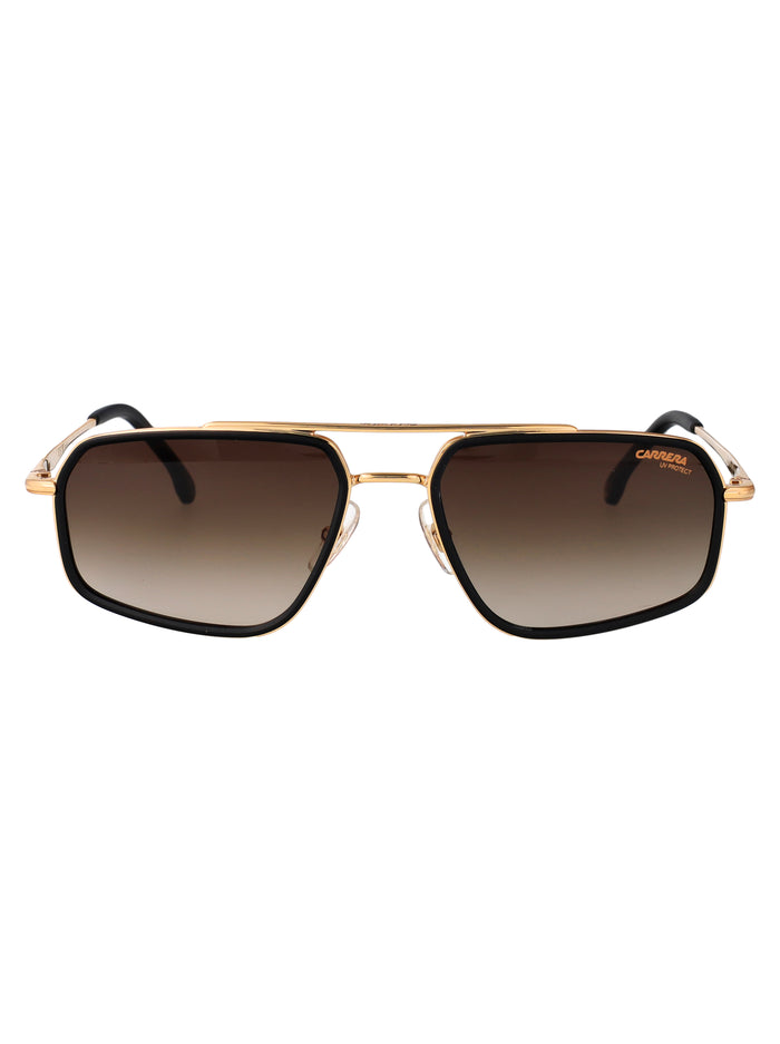 Carrera 338-S 003 Matte Black Stainless Steel Sunglasses