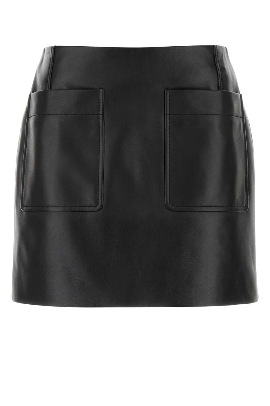 Bottega Veneta Nappa Exterior: 100% Lamb Lining: 100% Viscose skirt in black