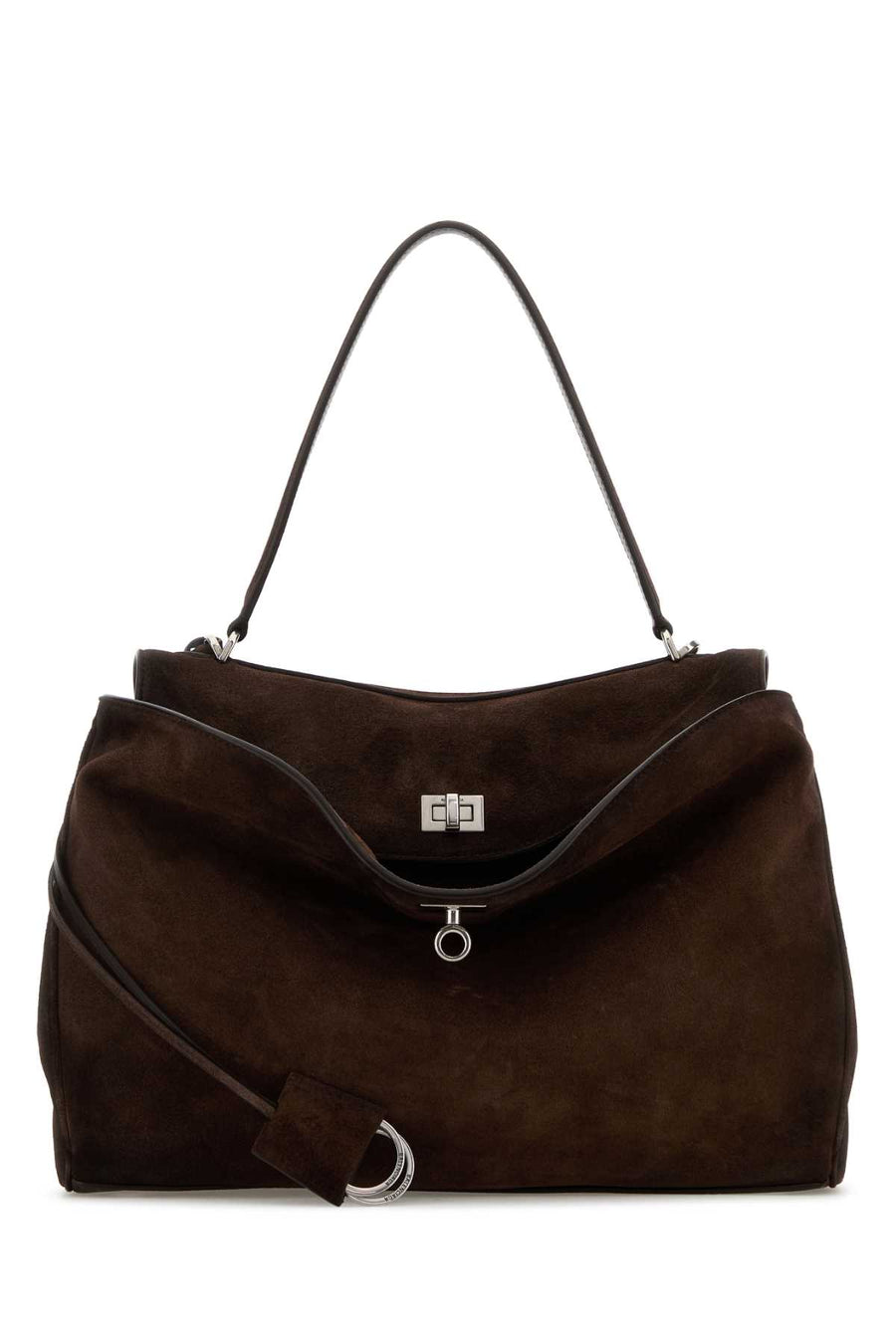 Balenciaga Handle T Domesticated Calf Le 100% shoulder bag in brown