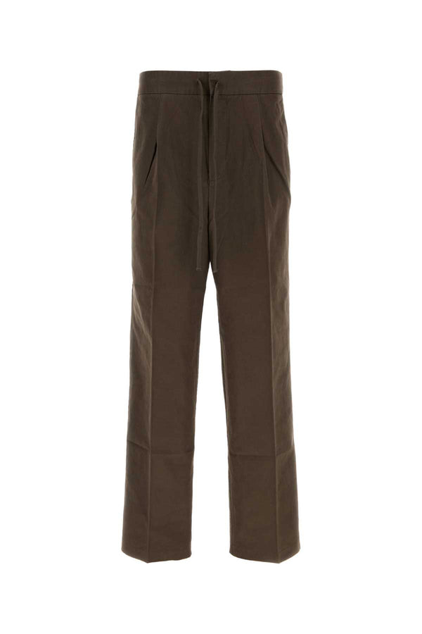 Fear Of God Essential Front 100% Cotton trouser in brown