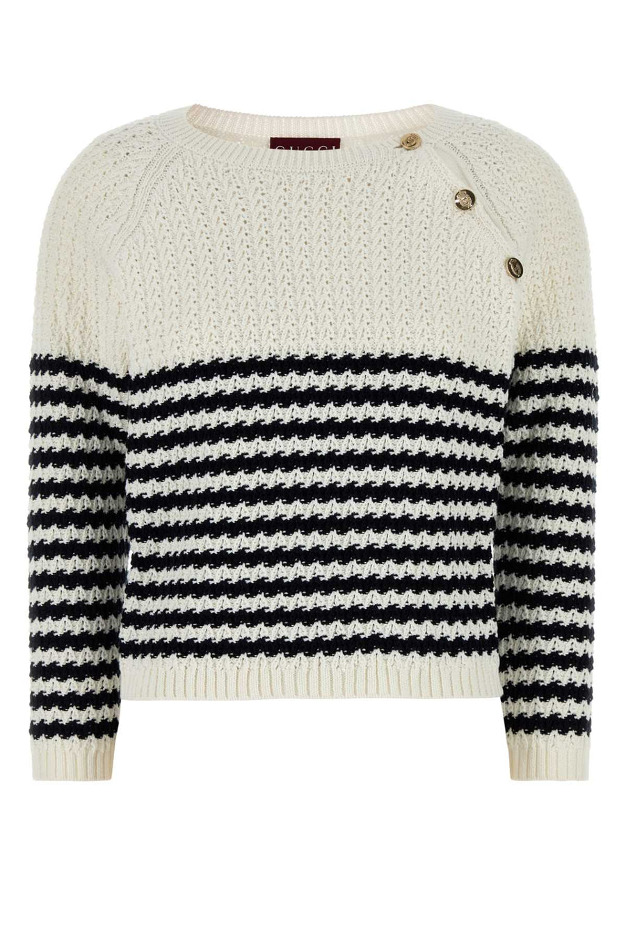 Gucci 100% Cotton sweater in white