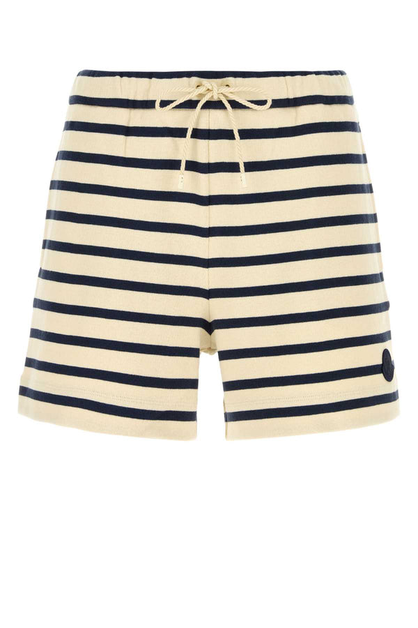 Moncler 100% Cotton bermuda in beige