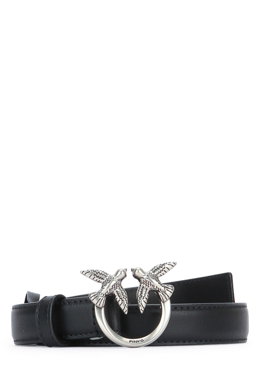 Pinko 100% Leather belt in black
