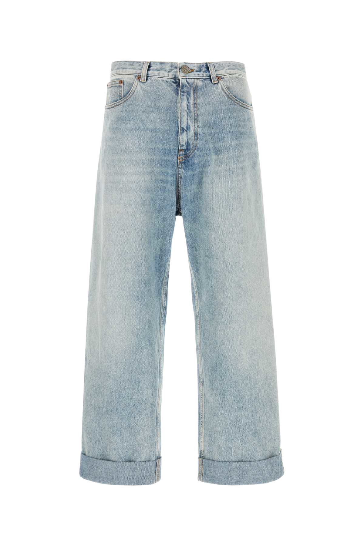 Denim Jeans Denimblulavchiaro Exterior: Cotton