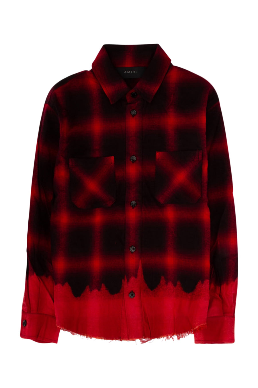 Amiri Kids 100% Cotton shirt in red