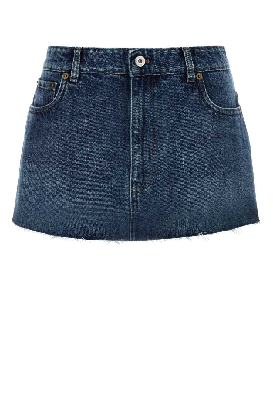 Miu Miu 100% Cotton skirt in blue
