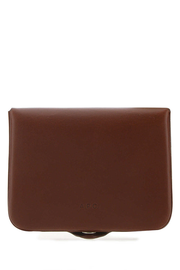 A.P.C. Josh Leather wallet in brown