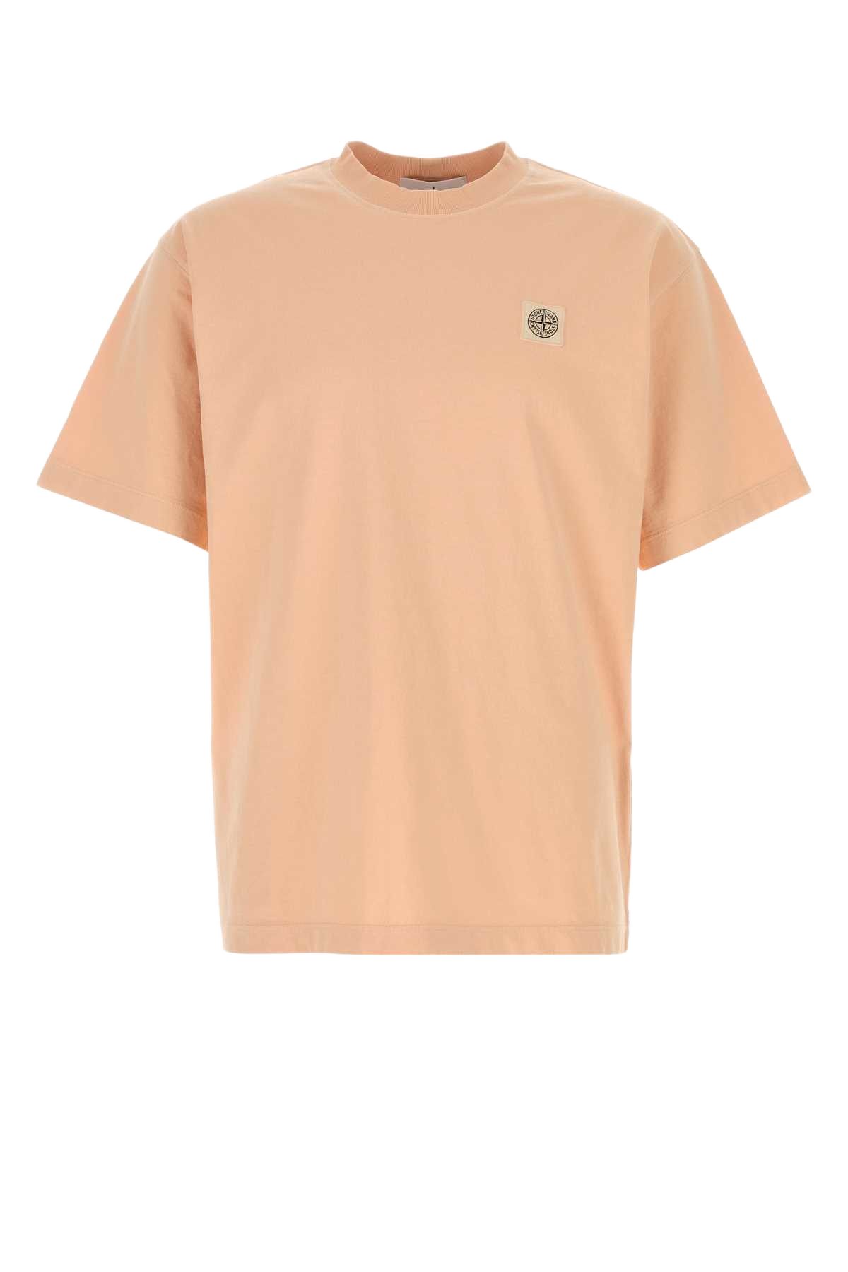 Peach Cotton T-Shirt Plasterpink Capo: Cotone