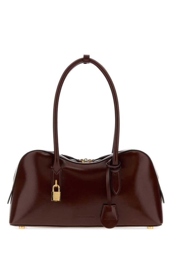 Stella McCartney Exterior: 100% Fabric shoulder bag in mahogany