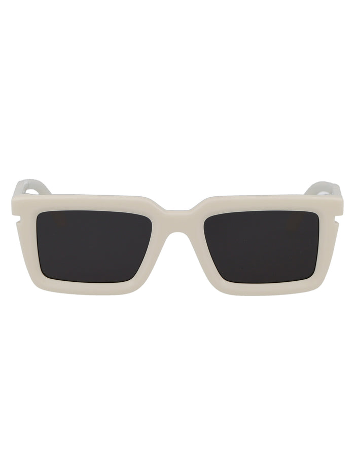 Tucson 0107 White Acetate Sunglasses