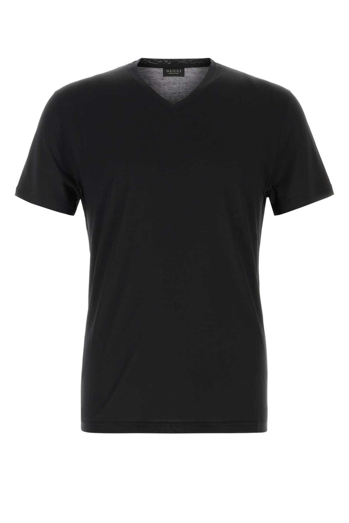 Black Exterior: Modal Elastane T-shirt