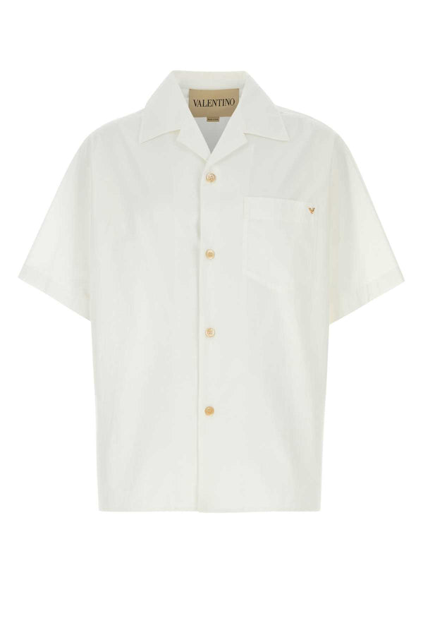 Valentino Garavani Maniche 100% Cotton shirt in white