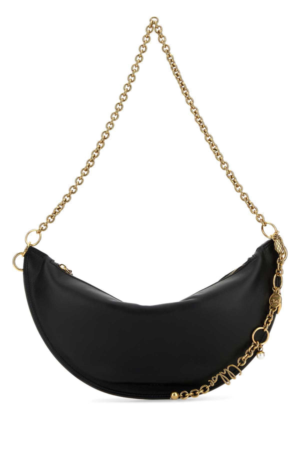 Chloé 100% leather (domestic lamb coated) shoulder bag in black