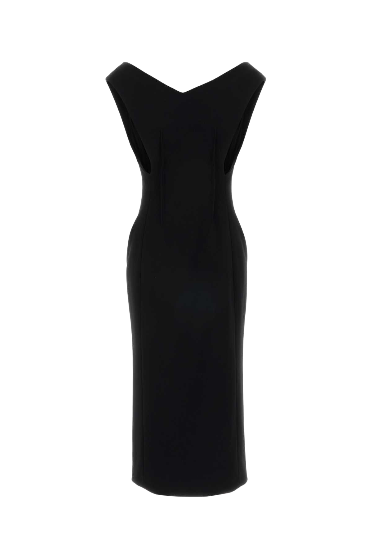 Black Crepe Dress Abiti