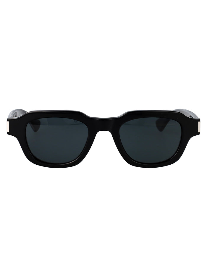Sl 791 001 Black-crystal-black Recycled Acetate Sunglasses