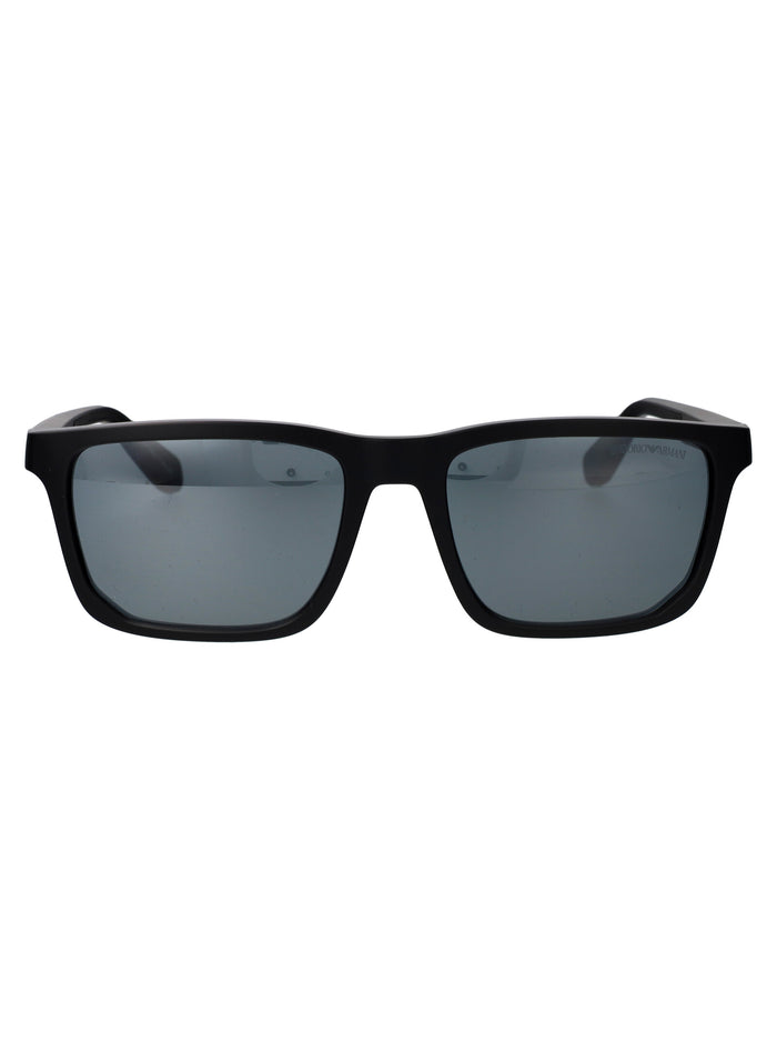 0ea4219 50016g Matte Black Injected Sunglasses