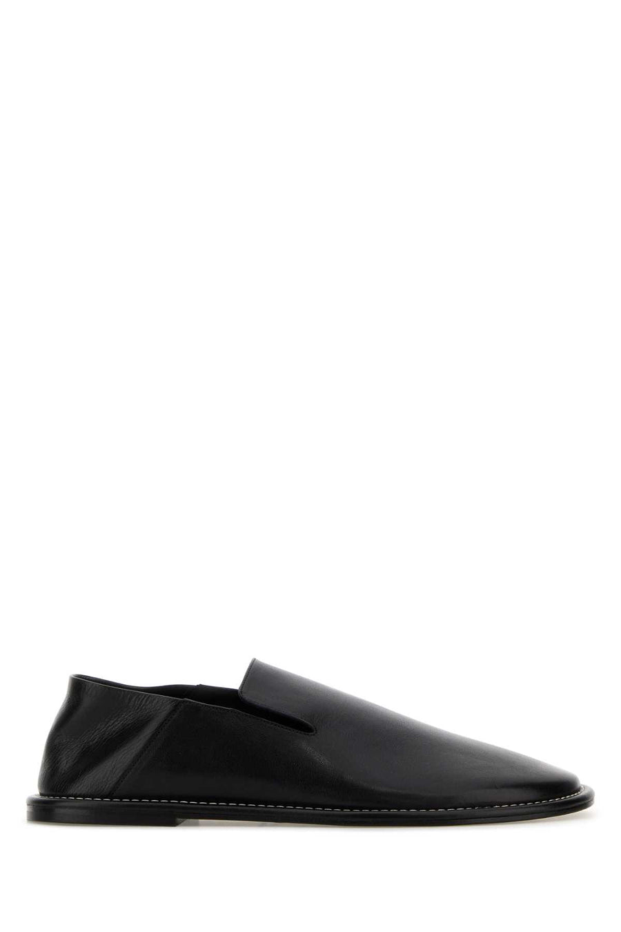 AMI Paris Exterior: 100% Leather loafers in black