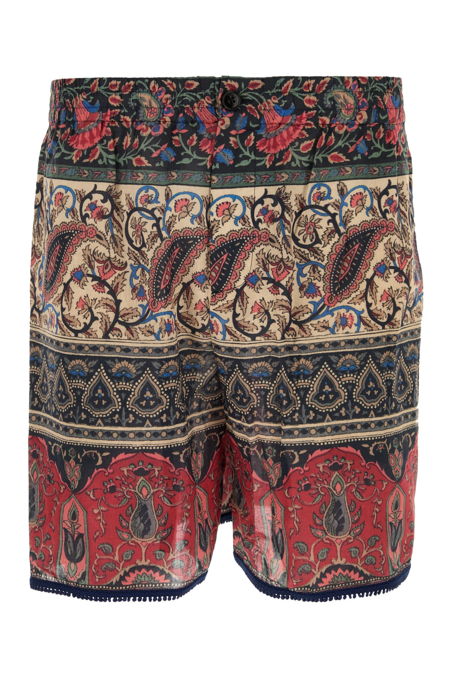 Valentino Garavani Voyage 100% Cotton bermuda in multicolor