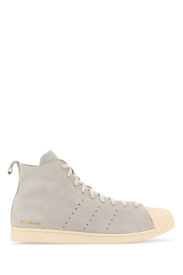 Wales Bonner X Adidas Superstar Exterior: 100% Suede; Interior: 100% Leather; Sole: Rubber sneaker in gray