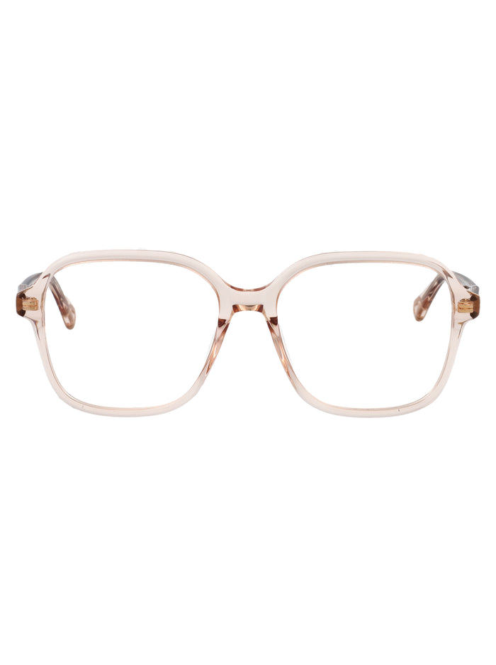 Ch0313o Pink-pink-transparent Acetate Optical
