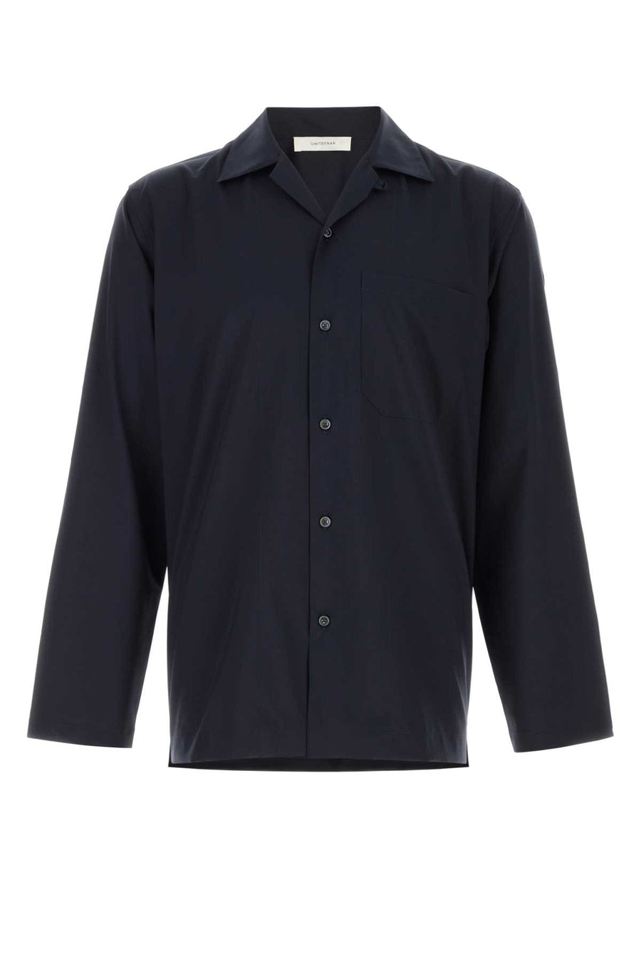 Umit Benan 100% Virgin wool shirt in navy