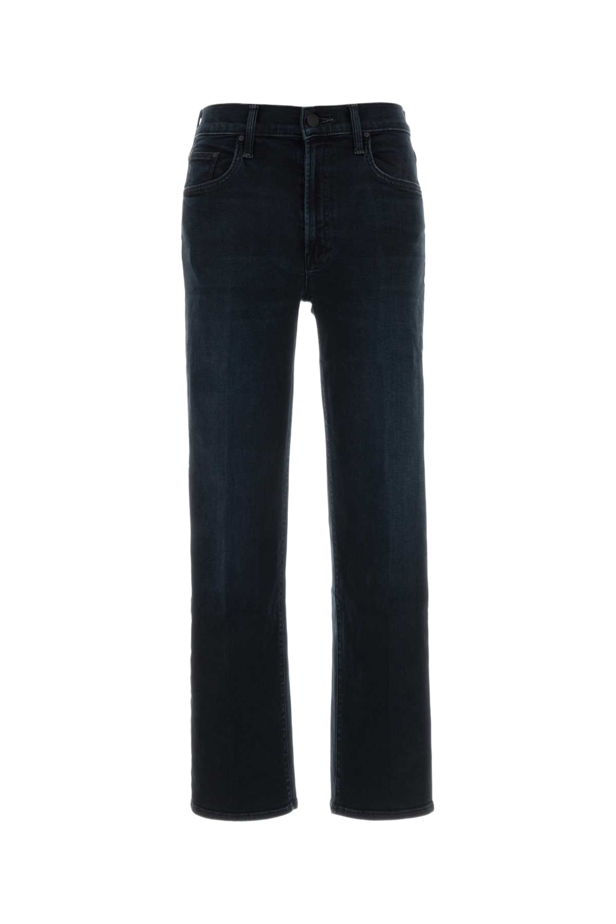 Dark Blue Stretch Denim Rambler Jeans Nero