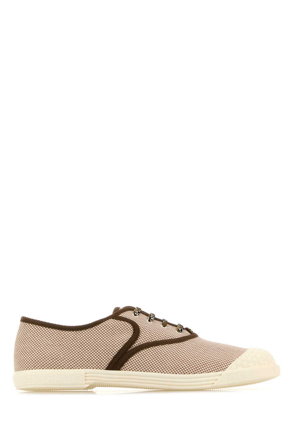 Valentino Garavani Sneaker Exterior: 100% Fabric; Interior: 100% Fabric; Sole: Rubber sneaker in brown