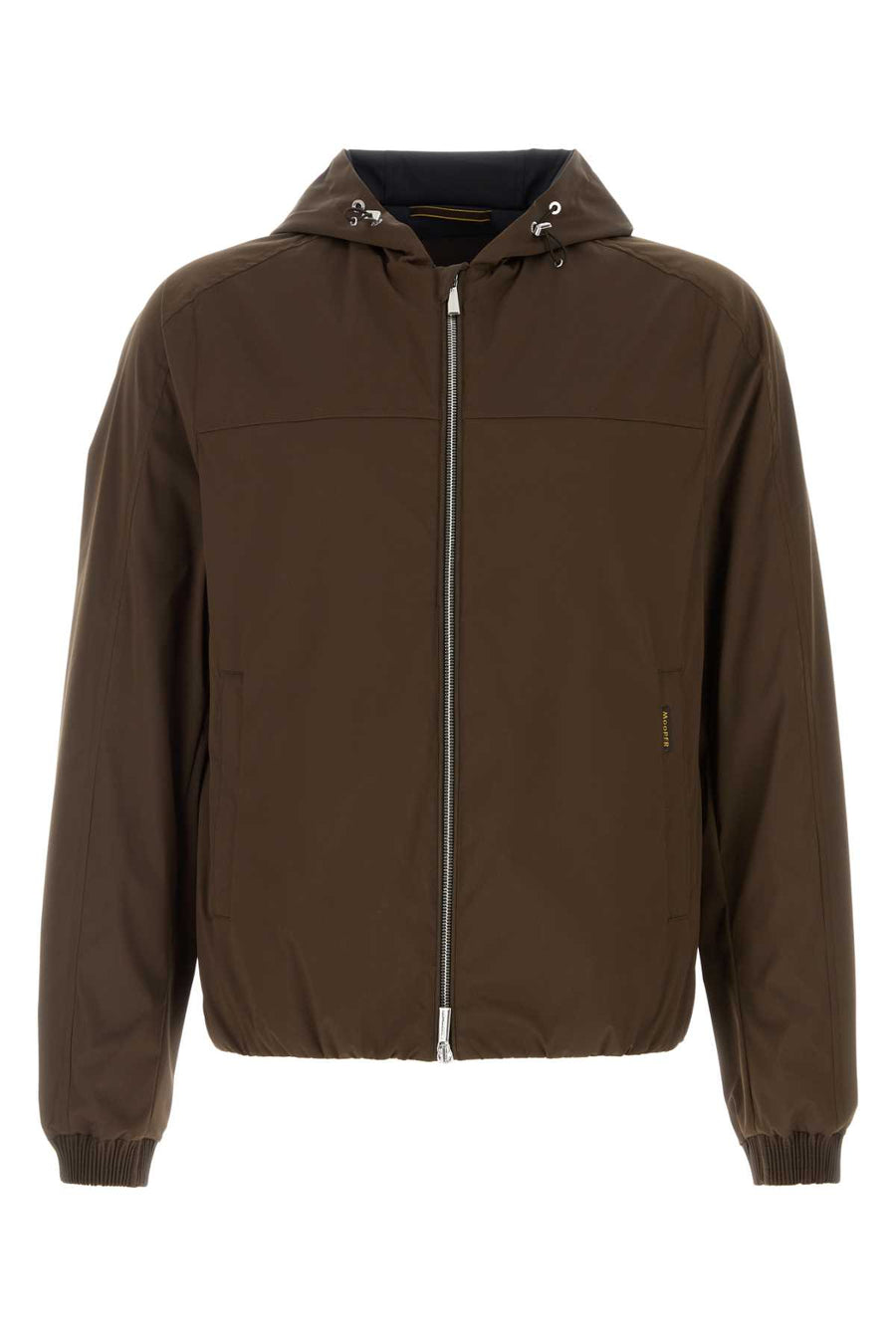 Moorer Cappuccio 96% Polyester jacket in brown