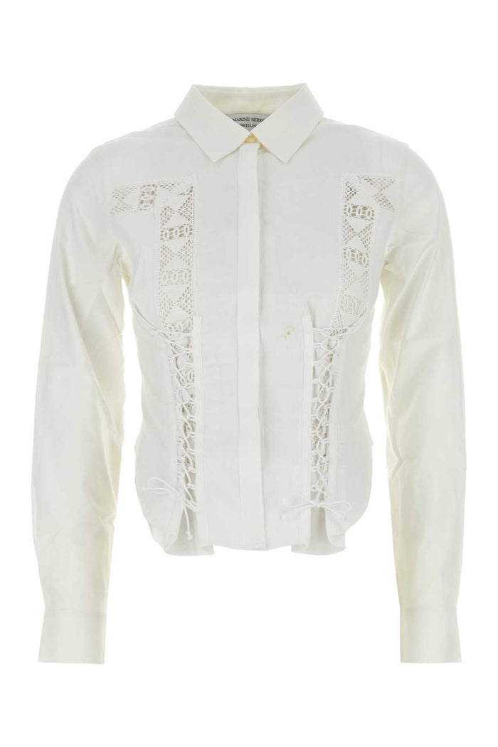 Wsi018auwov0007 Wh10 White Exterior: Cotton Camicie