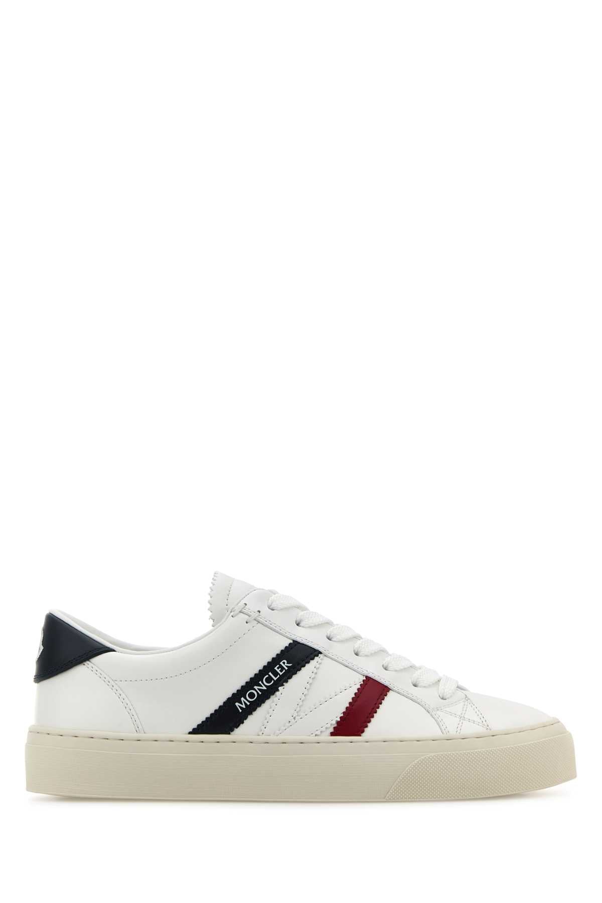 White Leather Monaco 2 Sneakers 001